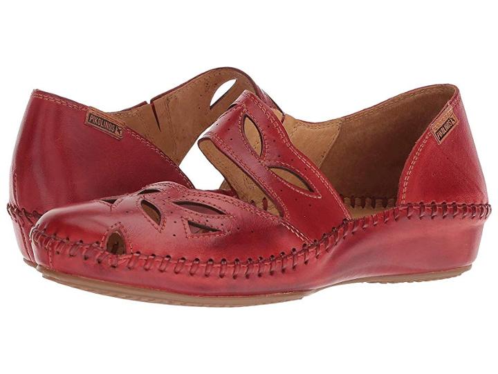Pikolinos Puerto Vallarta 655-0518 (coral) Women's Flat Shoes