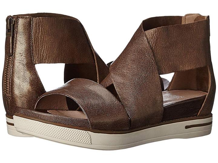Eileen Fisher Sport (bronze Metallic Leather) Women's Sandals