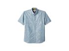 Vissla Kids Palmere Short Sleeve Woven Top (big Kids) (deep Water) Boy's Short Sleeve Knit