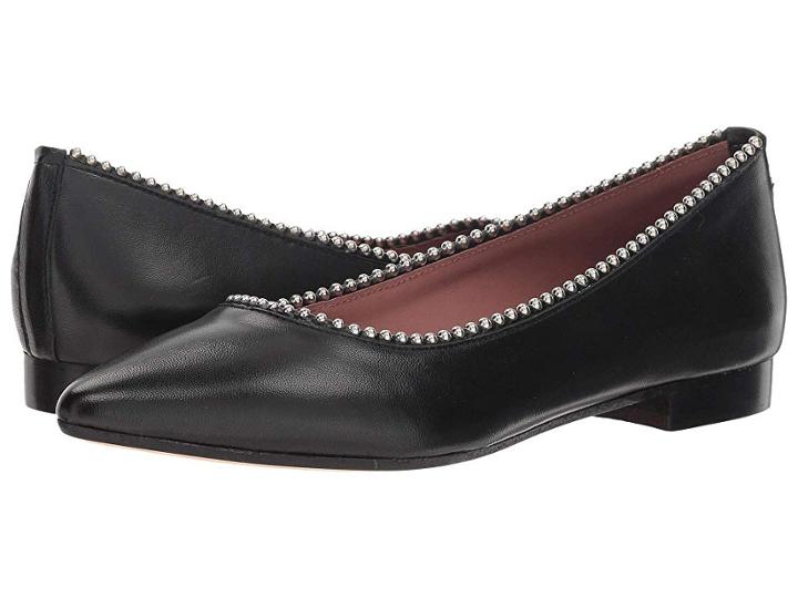 Summit By White Mountain Kathlean Flat (black Leather) Women's Flat Shoes