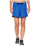 Adidas Ultimate Mesh Shorts (high-res Blue/white) Women's Shorts