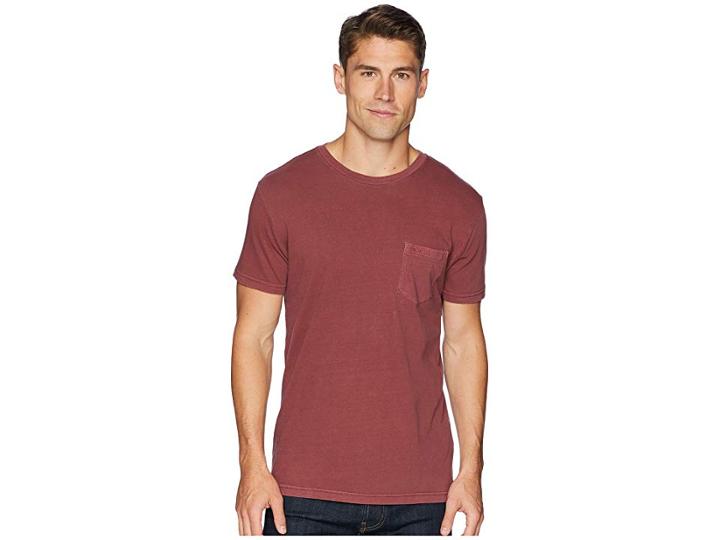 Rvca Ptc 2 Pigment Knit Tee (bordeaux) Men's T Shirt