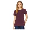 Paige Cassandra Shirt With Rolled Sleeves (vintage Dark Currant) Women's Clothing