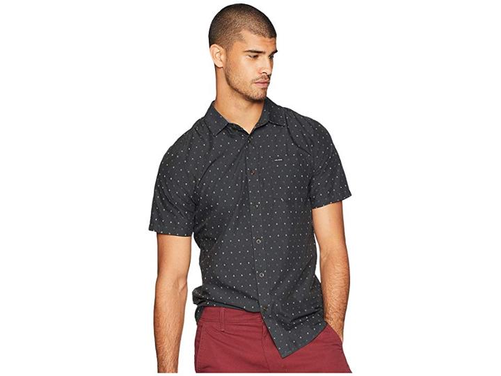 Volcom Frequency Dot Short Sleeve (stealth) Men's Clothing