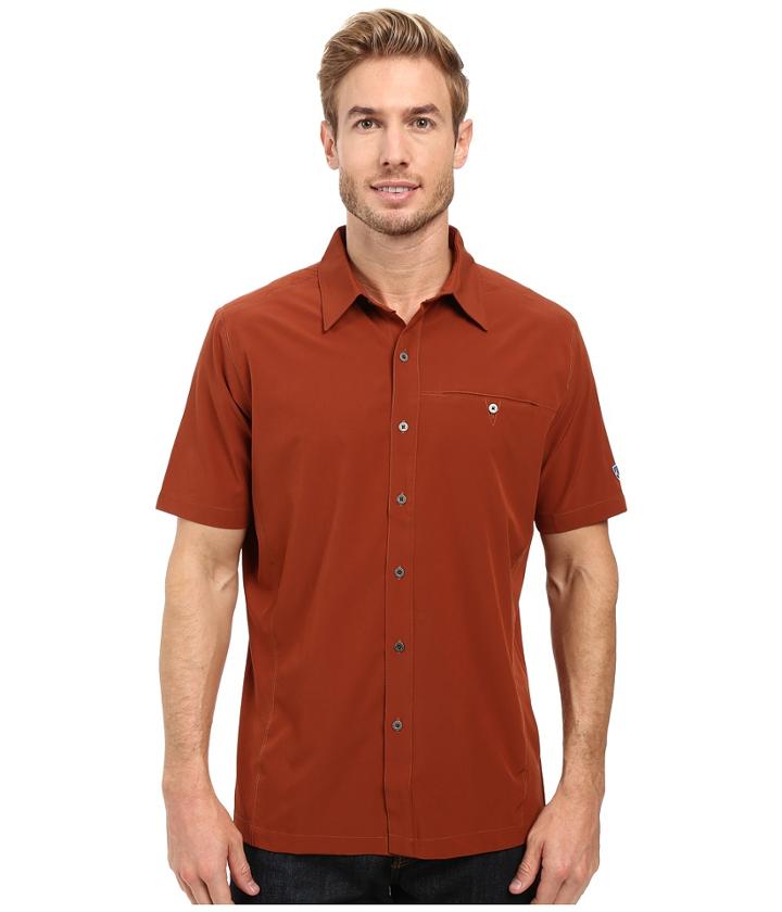 Kuhl Renegade Shirt (red Rock) Men's Short Sleeve Button Up