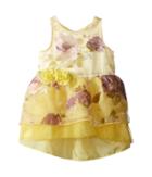 Nanette Lepore Kids Printed Organza W/ Tulle Dress (infant) (yellow) Girl's Dress