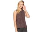 Tommy Hilfiger Chevron Sleeveless Woven Top (praline Multi) Women's Clothing