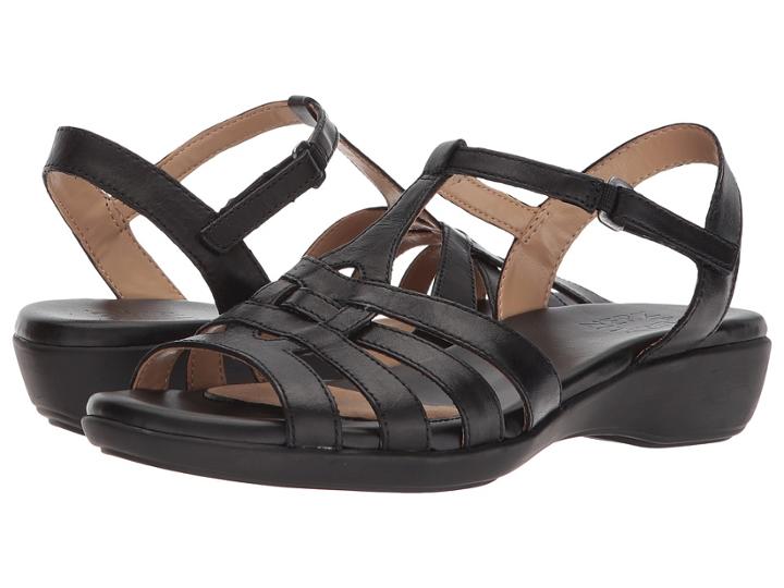 Naturalizer Nanci (black Leather) Women's Sandals