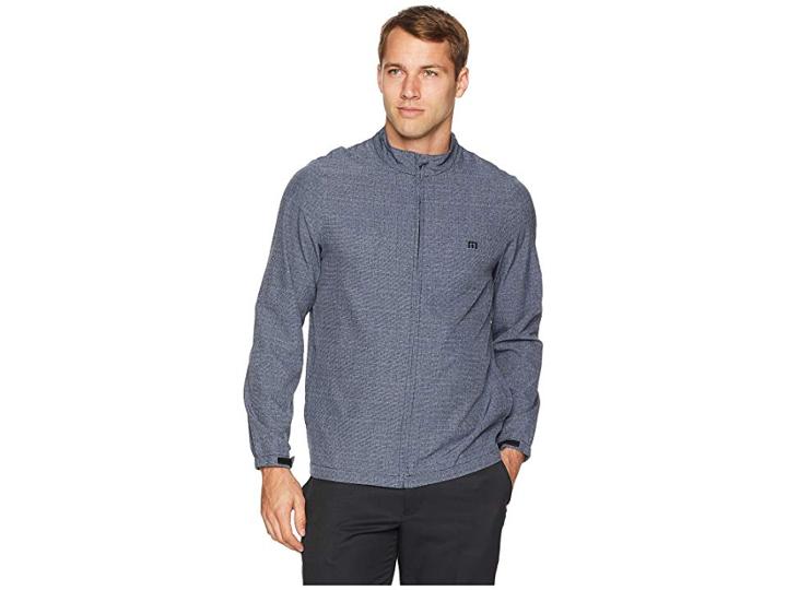 Travismathew Wolf Pack Jacket (heather Blue Nights) Men's Coat