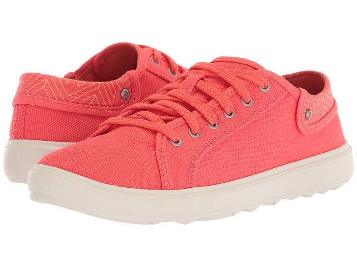 Merrell Around Town City Lace Canvas (hot Coral) Women's Shoes