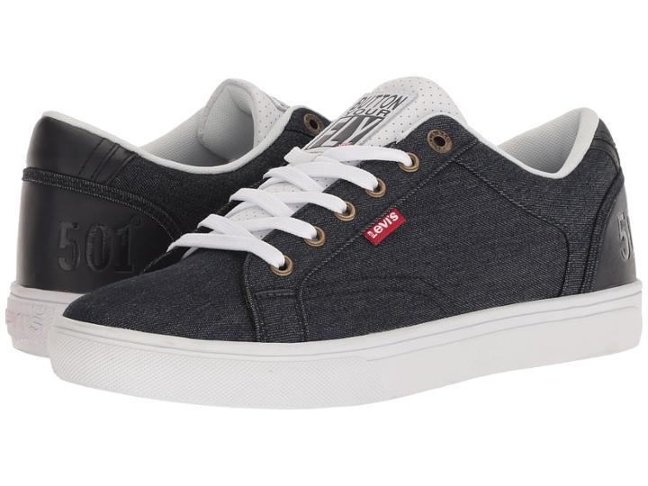 Levi's(r) Shoes Jeffrey 501 Button Your Fly (navy) Men's  Shoes