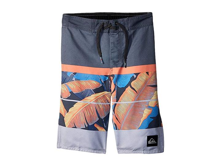 Quiksilver Kids Slab Island Boardshorts (toddler/little Kids) (tarmac) Boy's Swimwear