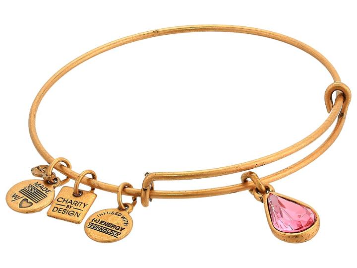 Alex And Ani Charity By Design Living Water For Women Bracelet (rafaelian Gold) Bracelet
