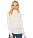 Alternative Eco-gauze Debut Turtleneck (white Mist) Women's Clothing