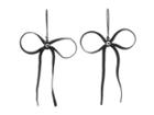 Betsey Johnson Miami Chic Bow Earrings (black) Earring