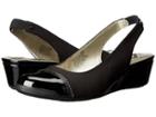 Anne Klein Callum (black/black Fabric) Women's Shoes