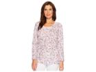 Nally & Millie Ditsy Floral Print Top (multi) Women's Clothing