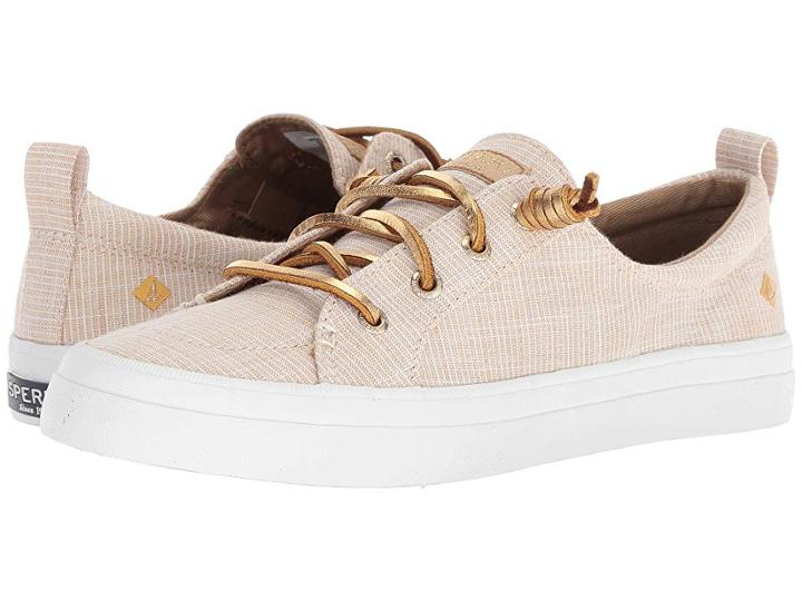Sperry Crest Vibe Metallic (gold) Women's Lace Up Casual Shoes
