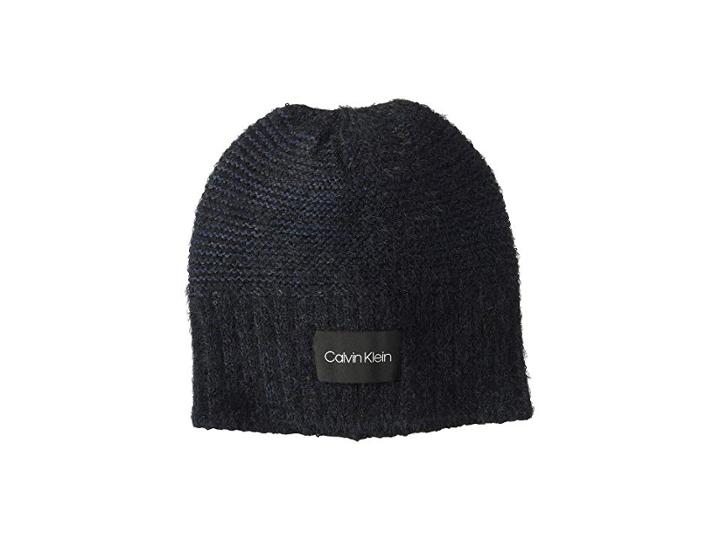 Calvin Klein Marled Sequin Beanie (navy) Beanies