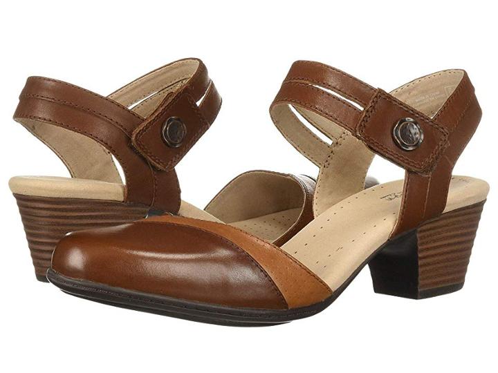 Clarks Valarie Rally (mahogany Leather) Women's Shoes