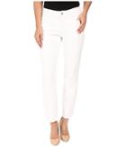 Nydj Clarissa Ankle (optic White) Women's Casual Pants