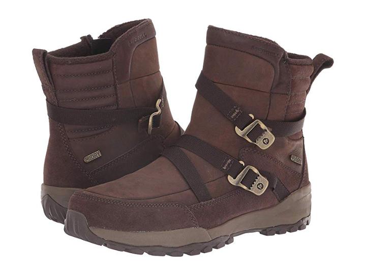 Merrell Icepack 8 Mid Zip Polar Waterproof (espresso) Women's Waterproof Boots