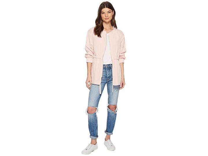 Kensie Sandwashed Micro Fabric Jacket Ks3k2284 (blossom) Women's Coat