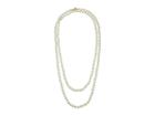 Kenneth Jay Lane 60 8 Mm Cultura Pearl And Gold Toggle Clasp Necklace (pearl) Necklace