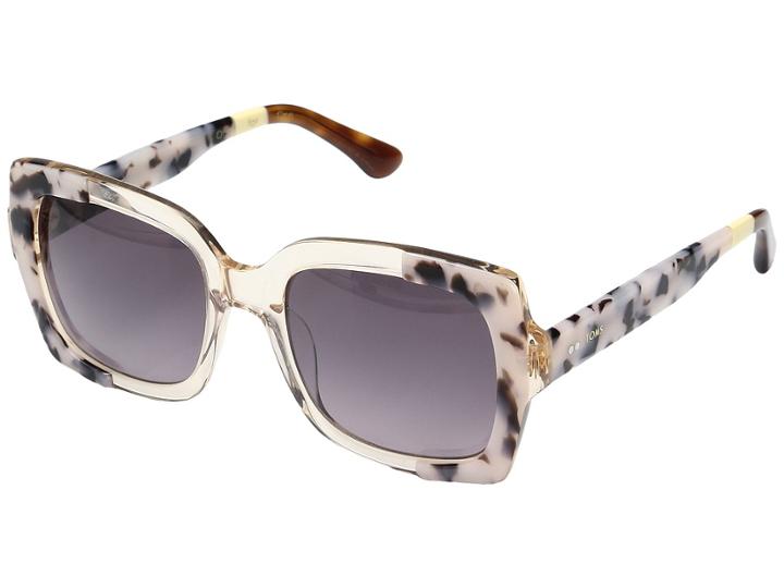 Toms Mackenzie (black/white Lamination) Fashion Sunglasses