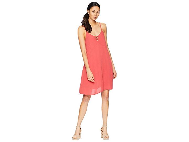 Roxy Full Bloom Woven Tank Dress (cardinal) Women's Dress