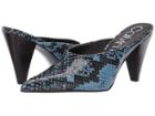 Calvin Klein Iyanna (dusty Blue Snake Print) Women's Shoes