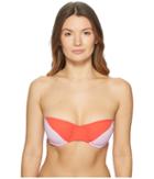 Flagpole Electra Top (strawberry/rose/tangerine) Women's Swimwear