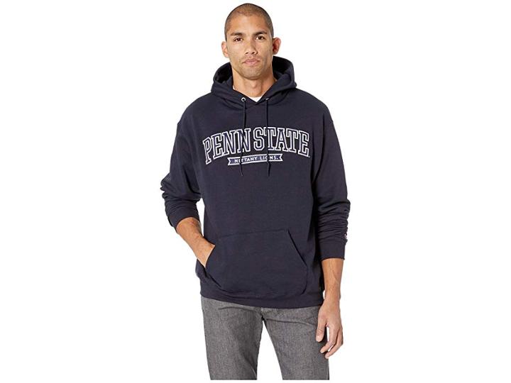 Champion College Penn State Nittany Lions Eco(r) Powerblend(r) Hoodie 2 (navy) Men's Sweatshirt