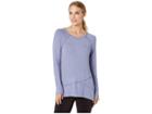 Aventura Clothing Leslie Long Sleeve Shirt (blue Ice) Women's Long Sleeve Pullover