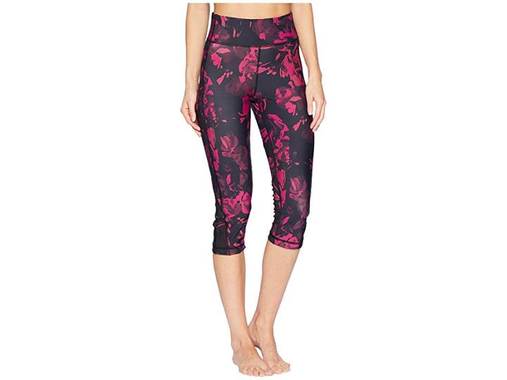 Lole Burst Capris (windsor Wine Winter Bloom) Women's Casual Pants