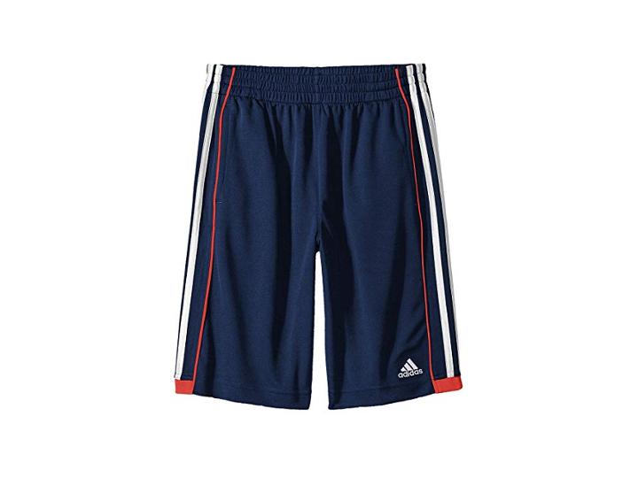 Adidas Kids Next Speed Shorts (big Kids) (navy/red) Boy's Shorts