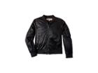 Urban Republic Kids Ziggy Metallic Bomber Jacket (little Kids/big Kids) (black) Girl's Jacket