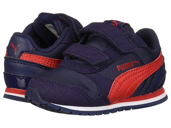 Puma Kids St Runner V2 Nl V (toddler) (peacoat/ribbon Red) Boys Shoes