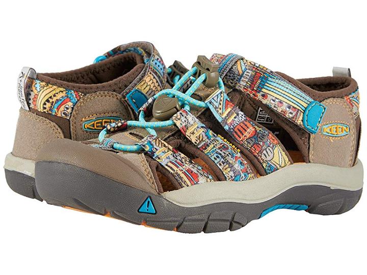 Keen Kids Newport H2 (little Kid/big Kid) (beeswax Print) Kids Shoes