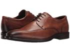 Ecco Faro Apron Toe Tie (amber) Men's Lace Up Wing Tip Shoes