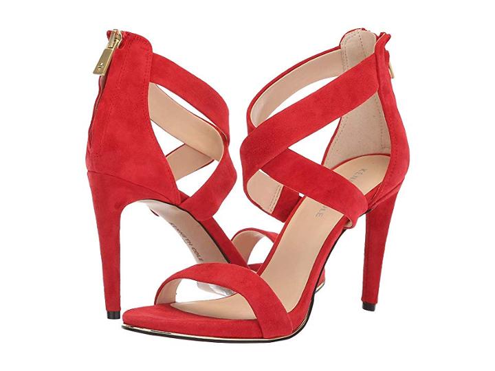 Kenneth Cole New York Brooke Cross Sandal (fuego Suede) Women's Shoes
