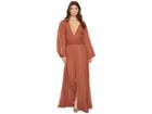 Jen's Pirate Booty Lapis Maxi Dress (rust) Women's Dress