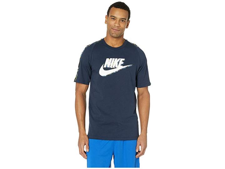 Nike Statement Camo Tee (obsidian) Men's T Shirt