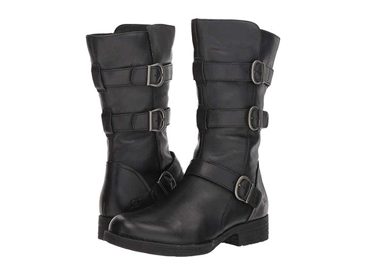 Born Ivy (black Full Grain) Women's Dress Pull-on Boots