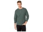 Lucky Brand Long Sleeve Snow Heather Henley Tee (green) Men's T Shirt