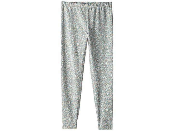 Polo Ralph Lauren Kids Floral Jersey Leggings (little Kids/big Kids) (blue/cream Multi) Girl's Casual Pants