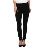 Calvin Klein Jeans Seamed Suede Legging (black) Women's Casual Pants