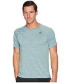 Adidas Designed-2-move Heather Tee (noble Green) Men's T Shirt
