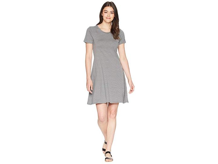 Toad&co Windmere Short Sleeve Dress (smoke Lean Stripe) Women's Dress
