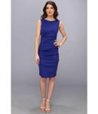 Nicole Miller Lauren Stretch Linen Dress (blue) Women's Dress